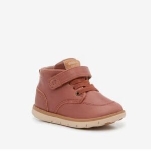 Stride Rite Tan Kids Boots in Sierra - Size 6